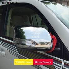 Cubierta cromada para espejo retrovisor lateral de Toyota Land Cruiser LC200 FJ200 2nd Facelift 2016-2019 2020, accesorios de pegatina embellecedora 2024 - compra barato