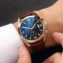 Homem relógio de luxo relógios temperamento negócios relógio de quartzo aço inoxidável dial casual bracele relógio militar calendário ye1 2024 - compre barato