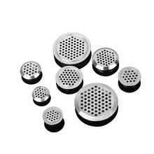 10pcs Round cabinet Air duct Vent Dia.19mm-53mm Steel Louver Mesh Hole plug decoration cover Wardrobe grille ventilation systems 2024 - buy cheap
