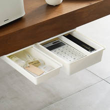 Able Storage Drawer Organizer Box Under Desk Stand Storage Case Hidden Box The Bottom Table กล่องเก็บของ 2024 - buy cheap