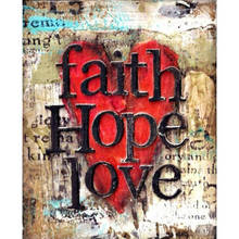 5D DIY diamond painting Letters Faith Hope Love Full Drill Embroidery Cross Stitch Mosaic Craft Kits Home Decor Christmas Gift 2024 - buy cheap