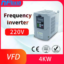 5.5KW 220V VFD Inverter 3KW 4KW 5.5KW 7.5KW Frequency Inverter Converter 1P input 3P Output 220V For CNC Spindle motor 2024 - buy cheap