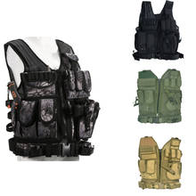 Ao ar livre tático colete multifuncional cs malha colete militar ventilador coletes de proteção equipamentos airsoft combate roupas treinamento do exército 2024 - compre barato