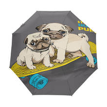Уличный Скейтборд Pups зонт автоматический открытый и закрытый компактный дорожный зонтик мопса легкий складной зонтик для женщин 2024 - купить недорого