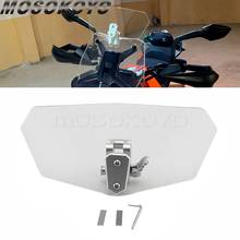 Adjustable Windscreen Wind Deflector Motorcycle Windshield for BMW R1200 gs Kawasaki Versys 650 Honda Windscreen Wind Deflector 2024 - buy cheap