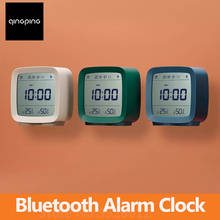 Qingping-reloj despertador con Bluetooth, Monitor de temperatura y humedad, Control inteligente, luz nocturna, funciona con la aplicación mihome 2024 - compra barato