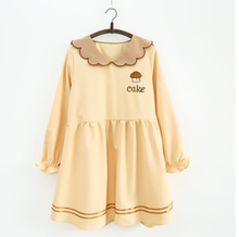 Vestido de lolita Estilo vintage para chica, ropa de estudiante japonés con cuello vuelto, estilo victoriano kawaii, gótico, lolita op loli cos 2024 - compra barato