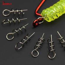 Hot Sell Fishing Hook Soft Bait Spring Centering Pins Fixed Latch Needle Spring Twist Crank Lock for Soft Lure Latch Accessories 2024 - buy cheap