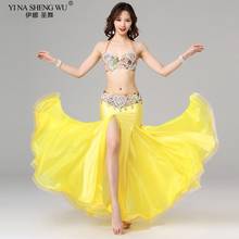 New Style Belly Dancing Costumes Set Oriental Dance Sexy Split Elegant Women Belly Dance Performance Stage Clothing Suit Dancer 2024 - buy cheap