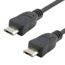 Supply Black 1.0M Micro USB male to Micro USB 5P male phone tablet extension data cable charging cable 2024 - buy cheap