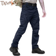 Мужские военные Походные штаны TACVASEN IX9, армейские боевые тактические брюки, уличные штаны для скалолазания, кемпинга, рыбалки, карго с несколькими карманами 2024 - купить недорого