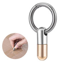 Multifunction Capsule Key Ring Cutting Tool Portable Tiny Cutter Keychain Box Opener For Splitting Pills Opening Cans Tool 2024 - buy cheap