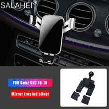 Soporte de teléfono para coche, accesorios de soporte de ajuste de gravedad, salida de aire, para Mercedes Benz Clase C 2015-2018 GLC 200 260L 300 2016-2019 2024 - compra barato