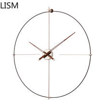 Large Modern Wall Clock Metal Silent Nordic Luxury Wall Clocks Home Decor Gold Living Room Bedroom Big Wall Clock Modern Design 2024 - buy cheap