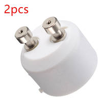 2pcs GU10( Female Socket ) to MR16 ( Male Plug ) Adapter Socket Base Halogen Light Bulb Lamp Adapter Converter Lamp Holder 2024 - compre barato