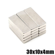 2/5/10/20/50Pcs 30x10x4 NdFeB Neodymium Magnet Super Powerful Block Permanent Disc Magnetic imanes 30x10x4 2022 - buy cheap