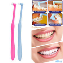 2 pçs escova de dentes ortodôntica interdental escova de dentes pequena cabeça macia correção do cabelo dentes chaves dental floss oral cuidados com os dentes 2024 - compre barato