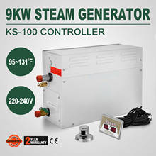 New 9KW Humidifier Sauna Steam Generator for Shower Bath Home Spa With Controller 2024 - buy cheap