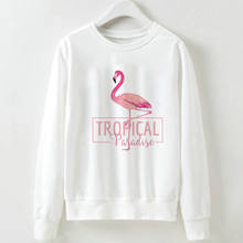 Flame Bird Harajuku Kawaii mujeres sudaderas con capucha Pullover blanco 2019 nuevo otoño invierno abrigo suelta gruesa Kpop sudadera femenina 2024 - compra barato