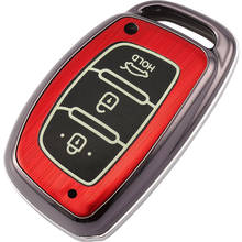 2020 Car Key Case for Hyundai I10 I20 I30 IX25 IX35 IX45 Tucson Creta Santa Fe Smart Key Cover Fob Bag for Hyundai Hold Keychain 2024 - buy cheap