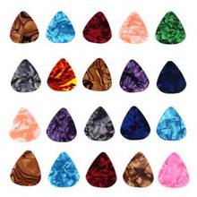 0.46Mm Stylish Colorful Guitar Celluloid Picks Plectrums For Bass - 50-Pack 2024 - buy cheap