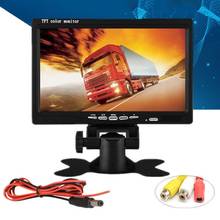 7" TFT Color Screen LCD Digital Monitor Backup Reverse Camera Car Rear View DVD Video Recorder 2024 - buy cheap