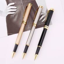 Luxury Metal Ballpoint Pen Signature Black Ink Gel Pens Stationery Office Supplies Business Gifts 2024 - buy cheap