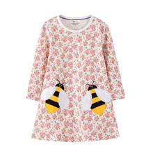 Girls' Dress Autumn Kids Girls' Dress Spring 2022 New Foreign Style Hot Flower Girl Dresses Children Clothes 2024 - buy cheap