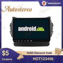 Radio con GPS para coche, reproductor Multimedia con Android 9, 8 núcleos, sin DVD, estéreo, unidad principal, para Hyundai IX45/Sante Fe 2014-2018 2024 - compra barato