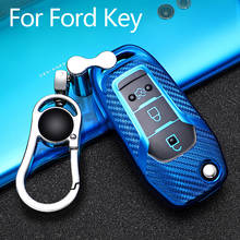 ТПУ чехол для брелка с ключом для Ford F150 Kuga FOCUS 3 Mondeo Everest Fiesta Mustang Fecosport Edge Fusion, 3 кнопки, пульт дистанционного управления 2024 - купить недорого