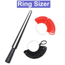 URANN Ring Size Mandrel Stick Finger Gauge Ring Sizer Measuring Jewelry Tool Ring Sizer Measure Finger Gauge 2024 - buy cheap
