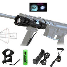 5W 940nm Tactical Hunting Weapon Gun Light Zoomable Focus Infrared Radiation IR Lamp Night Vision Flashlight+Rifle Mount+Switch 2024 - buy cheap