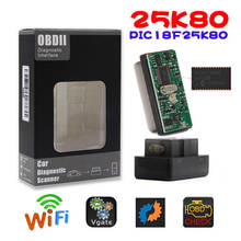 Super Mini ELM327 WIFI OBD2 Code Reader 25k80 ELM 327 Wifi Scan Tool for IOS Android Smart Phone & Windows 2024 - buy cheap