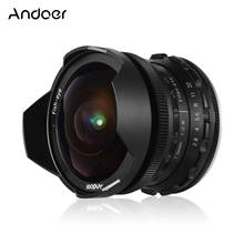 Andoer 7.5mm F2.8 Camera Lense Manual Focus Fisheye Lens for Sony A6600 A6100 A6400 A6500 A6300 A6000 5100 A77II Camera Lense 2024 - buy cheap