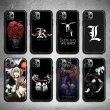 HOTCASHOP-funda de teléfono para iphone, carcasa de Anime de Manga Death Note Ryuk para 12 pro max mini 11 pro XS MAX 8 7 6 6S Plus X 5S SE 2020 XR 2024 - compra barato