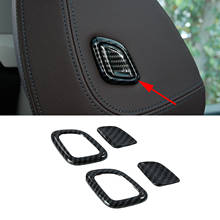 Carbon Fiber Seat Headrest Adjustment Switch Buttons Trim Cover For BMW X3 G01 2018 2019 2020 2021 Accessories 4Pcs 2024 - buy cheap