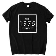 O 1975 preto t camisa música indie rock facedown men womens album camiseta 100% algodão verão camisa XS-XXXL sbz5250 2024 - compre barato