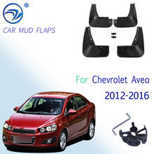 Guardabarros de coche para Chevrolet Aveo Sonic, TM, Barina, Hatchback, 2012-2016, guardabarros contra salpicaduras, 2013, 2014, 2015 2024 - compra barato