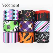 10 Yards 1.5'' (38MM) Halloween Printed Grosgrain Ribbons For Hair Bows/ Gift Packaging DIY Handmade Materials Y19072201 2024 - buy cheap