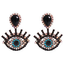 Statement Vintage Multicolored Metal Drop Earrings For Women Dangle Jewelry Punk Style Girl Gifts Pendant Earrings Wholesale 2024 - buy cheap