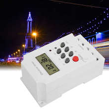 Interruptor digital de tempo com display digital lcd, comutador com temporizador eletrônico de alta potência, 220v 2024 - compre barato