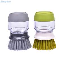 1PC Cleaning Brushes Dish Washing Tool Soap Dispenser Refillable Pans Cups Bread Bowl Scrubber Kitchen Goods Accessories Gadgets 2024 - buy cheap