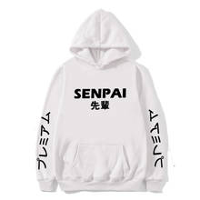 Новая мода японский уличная SENPAI толстовка с капюшоном несколько цветов хип хоп мужские и женские толстовки пуловер sudadera hombre 2024 - купить недорого