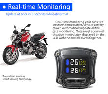 M3-B Motorcycle TPMS Tyre Pressure Monitoring System  Waterproof Wireless With USB External TH/WI Sensors Moto Tools 2024 - buy cheap