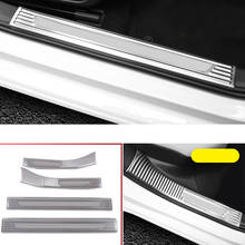 Car Accessories for VW Volkswagen Golf 8 MK8 2020 2021 Stainless Steel Inner Door Sill Scuff Plate Threshold Cover Trim 4pcs 2024 - buy cheap