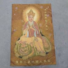 Buda tibetano bordado de seda nepal tibetano bodhisattva thangka retrato brocado pintura bordado 2024 - compre barato