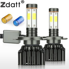 Zdatt H11 Led Headlight Bulb H4 h1 HB3 HB4 9008 H7 Led Canbus Car Lights 100W 20000LM 3000K 6000K 8000K 360 Degree 12V Auto Lamp 2024 - buy cheap