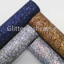 Glitterwishcome folhas de couro com glitter 21x29cm, tamanho a4, folhas de couro com glitter granulado, folhas de tecido de couro sintético para arcos, gm3132a 2024 - compre barato