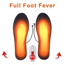 5V2A USB с подогревом стельки для обуви моющиеся Утеплитель для ног, детские мягкие носки Pad с электрическим подогревом отопление Термальность стельки унисекс зимняя обувь коврик 2024 - купить недорого