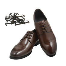 12pcs/set 3 Sizes Men Women Leather Shoes Lazy No Tie Shoelaces Elastic Silicone Shoe Lace Suitable Lacing Shoes Accessories 2024 - buy cheap